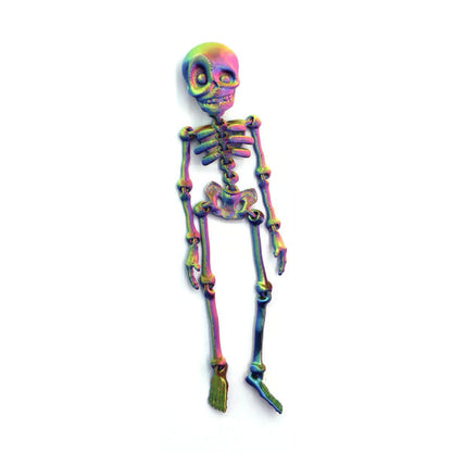 🎃Halloween Hot Sale 💀✨3D Printed Vintage Skeleton Magnetic Figurine 🎃