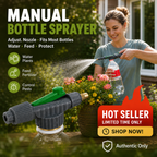 🌿Manual Drink Bottle Sprayer with Adjustable Nozzle‑Portable DIY Garden Spray Tool, Fits Standard Plastic Bottles for Plant Watering, Fertilizing & Pest Control