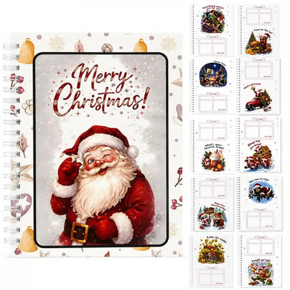 🎄🎁🎅DIY Spiral-Bound Christmas Gift Card Album with Surprise Pages👍