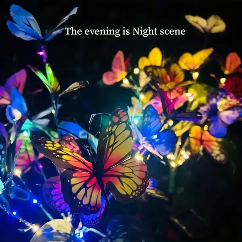 🦋Solar Outdoor Butterfly Lights💐