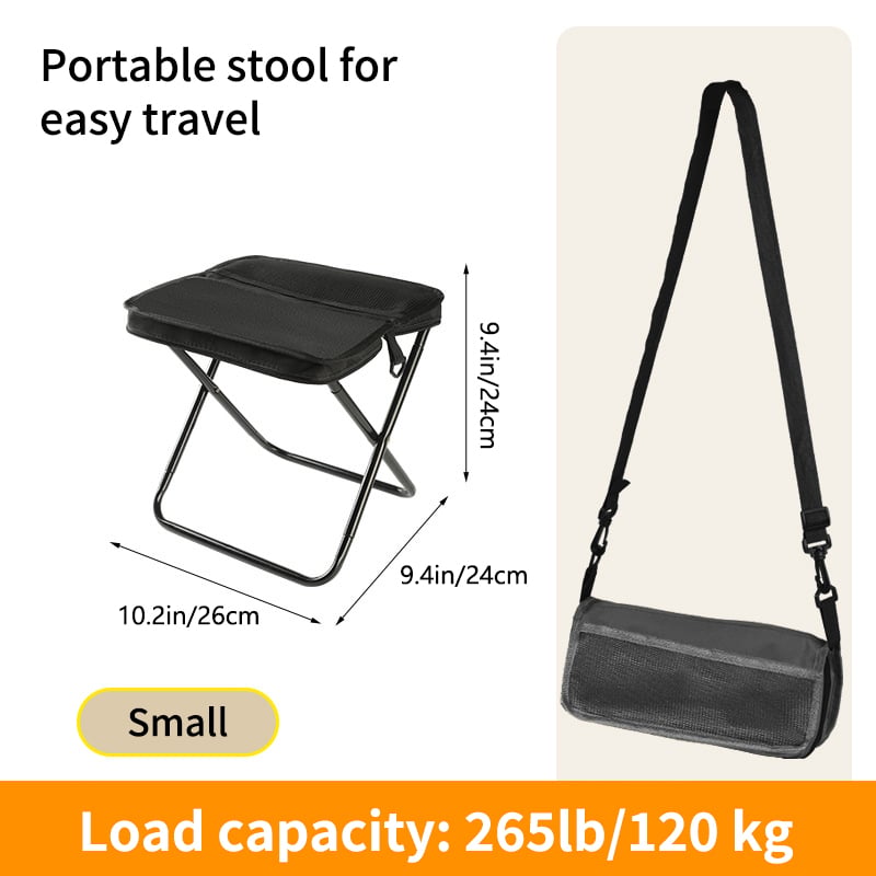 🪑Ultra-Light Folding Stool – Supports Up to 265 lbs