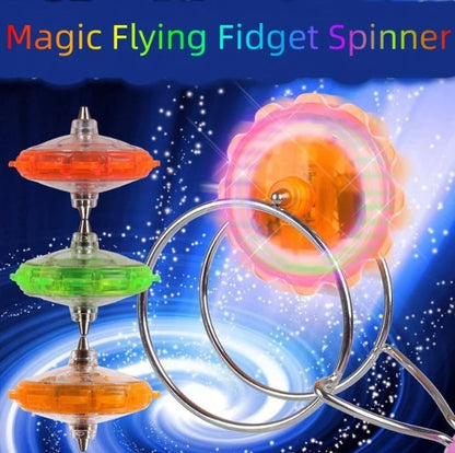 Spinner magnético giratorio luminoso con luz LED creativa