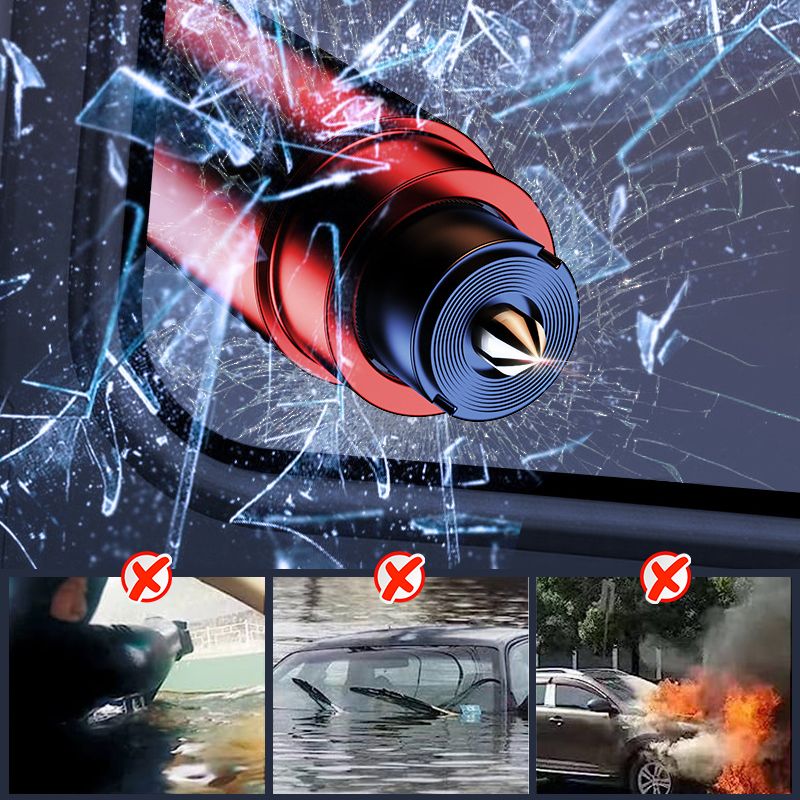 🚗🔨Mini Emergency Car Escape Tool