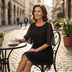 🎁Women's Elegant Layered Ruffle Sleeve Dress – Effortless Style for Every Occasion💃