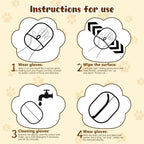 🔥BUY 1 GET 1 FREE🔥🐾🧤 Pet Hair Remover Electrostatic Gloves – Double-Sided Efficient, Soft Silicone & Washable Reusable (Versatile Home+Car)!