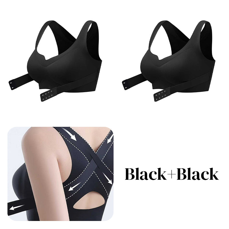 💕Women's Front Closure Seamless Back Support Posture Bra🎁