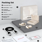 🎧  Wireless Noise-Canceling Bluetooth 6.0 Earbuds – 145H Battery, IPX5 Waterproof, Sports ✨