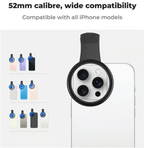 52mm Clip-0n CPL Phone CameraLens Filter Kit, Circular PolarizerPolarizing Filter Compatible with Mostcell phones