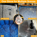 🔥BUY 1 GET 1 FREE🔥🐾🧤 Pet Hair Remover Electrostatic Gloves – Double-Sided Efficient, Soft Silicone & Washable Reusable (Versatile Home+Car)!