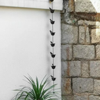 🔥Where Rain Meets Art – Decorative Rain Chain with Bird Bath Design