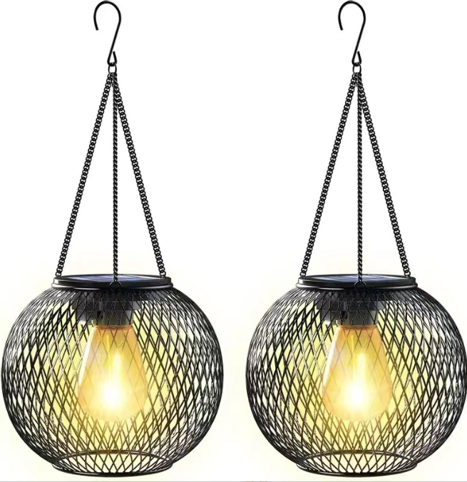 💡🌟Retro Metal Solar Lanterns