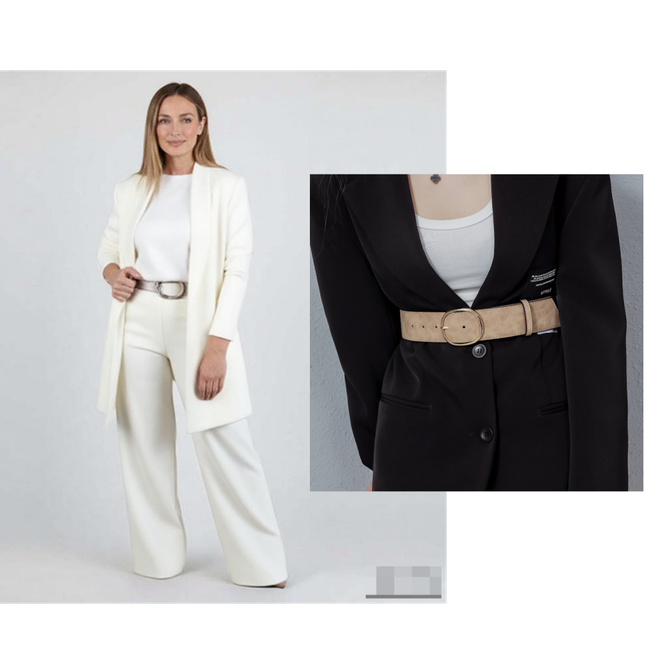 Elegant 3-piece Set Including Long Cardigan, Top And Pants💞