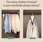 Multifunctional Triangle Closet Organizer