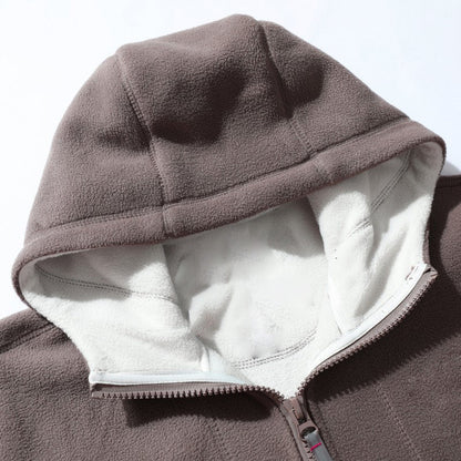 🎄Men's Double-Faced Thick Warm Hooded Jacket