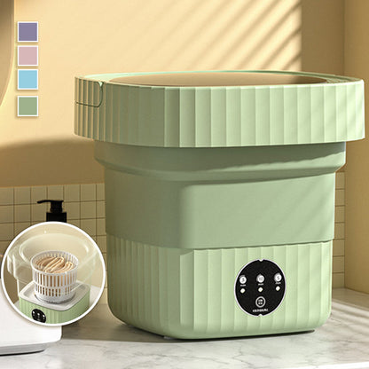 🔥Mini Folding Antibacterial Washing Machine