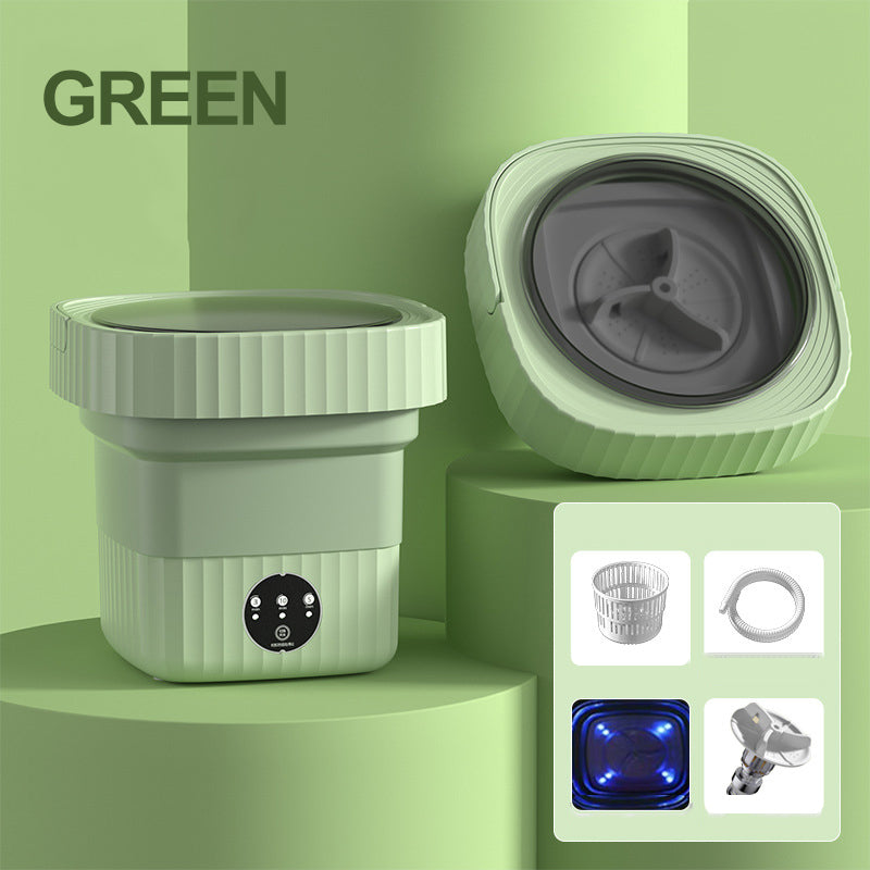 🔥Mini Folding Antibacterial Washing Machine