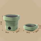 🔥Mini Folding Antibacterial Washing Machine