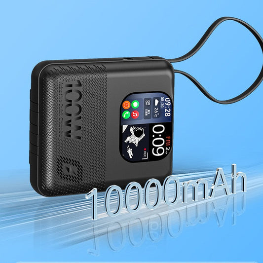 Multifuncional Inteligente 100W 10000mAh Banco de Energía Cable Incorporado / Altavoz Bluetooth