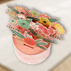 3D Flower Standing Greeting Cards（Give mom the unique love that blooms like a flower）