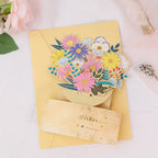 3D Flower Standing Greeting Cards（Give mom the unique love that blooms like a flower）