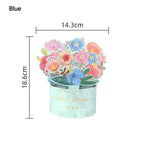 3D Flower Standing Greeting Cards（Give mom the unique love that blooms like a flower）