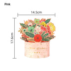 3D Flower Standing Greeting Cards（Give mom the unique love that blooms like a flower）