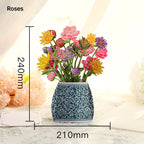 3D Flower Standing Greeting Cards（Give mom the unique love that blooms like a flower）