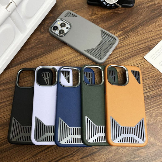 Funda magnética premium para teléfono con disipación de calor para iPhone