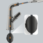 1 Hole Bathroom Faucet with Pull Out Sprayer