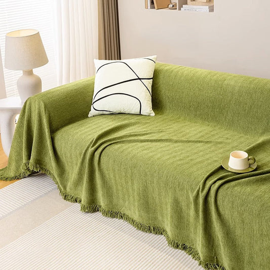 【el mejor regalo】 Herringbone Chenille Sofa Cover