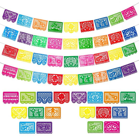 Juego de Banderolas Multicolores para Fiestas