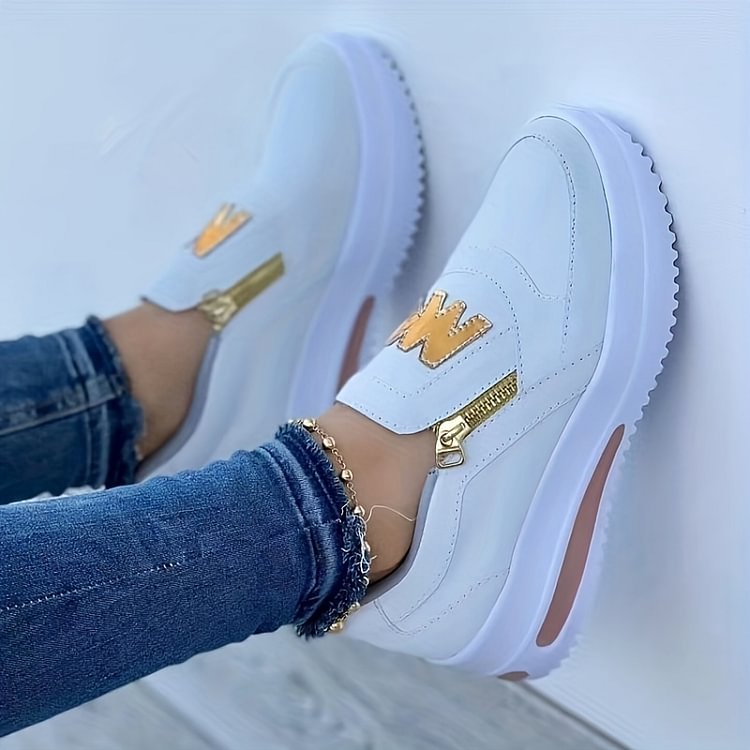 🔥Women's Casual Platform Slip-on Sneakers