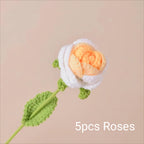 Handmade Crochet Roses & Tulips Flowers