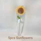 Handmade Crochet Roses & Tulips Flowers