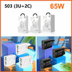 [Practical Gift] GaN 65W Multiple-Ports Fast Charger