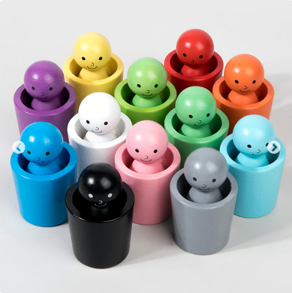 Montessori Children's Color Classification Stacking Educational Toys