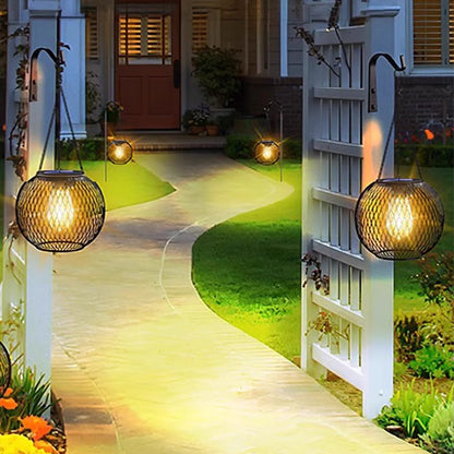 💡🌟Retro Metal Solar Lanterns