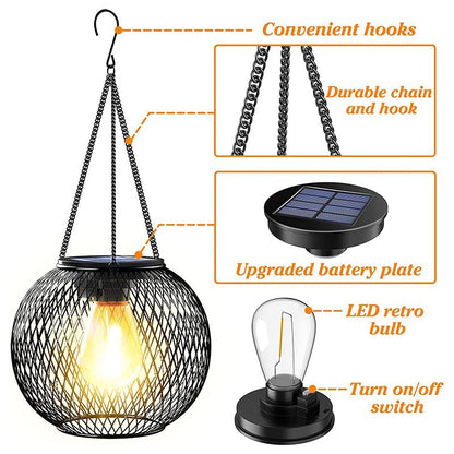 💡🌟Retro Metal Solar Lanterns