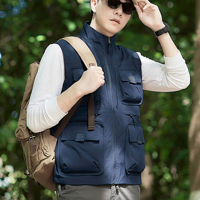 ✨Men's Casual Padded Reversible Multi-Pocket Vest