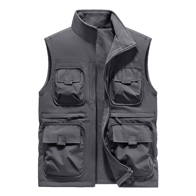 ✨Men's Casual Padded Reversible Multi-Pocket Vest
