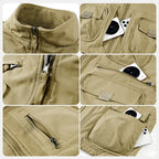 ✨Men's Casual Padded Reversible Multi-Pocket Vest