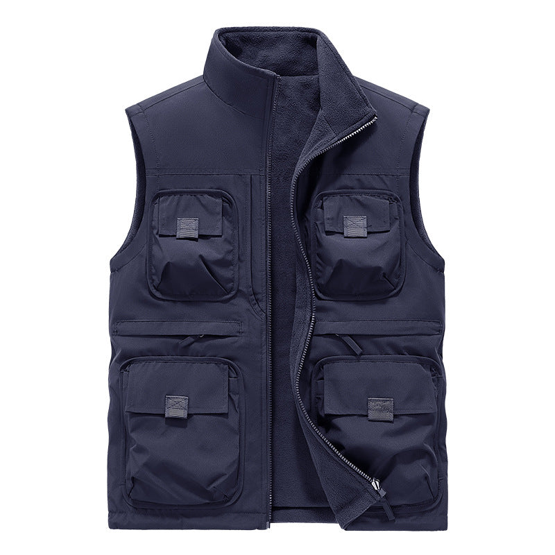 ✨Men's Casual Padded Reversible Multi-Pocket Vest