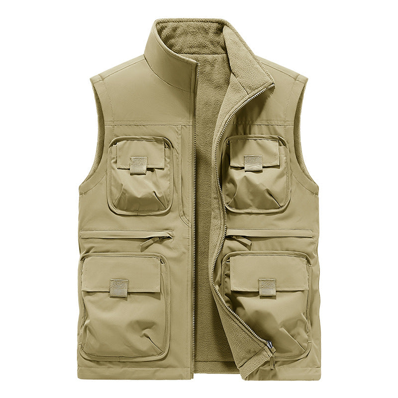 ✨Men's Casual Padded Reversible Multi-Pocket Vest