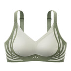 ✨Color-Blocked Non-Marking Gathered Push-Up Bra
