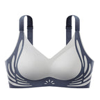 ✨Color-Blocked Non-Marking Gathered Push-Up Bra