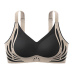 ✨Color-Blocked Non-Marking Gathered Push-Up Bra