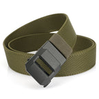 Automatic Buckle Stretch Nylon Belt For Men