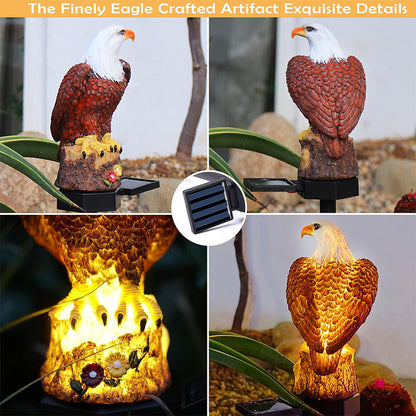 Outdoor Eagle Design Solar Powered Garden Stake Light