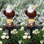 Outdoor Eagle Design Solar Powered Garden Stake Light