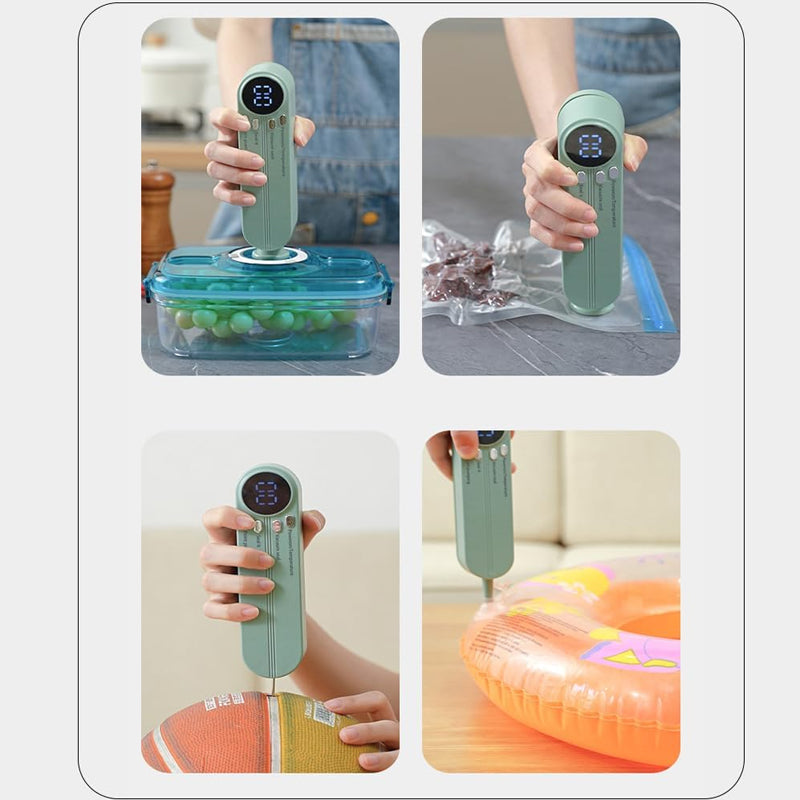 Portable Handheld Vacuum Food Preservation Packaging and Laminating Machine🍃